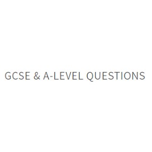 GCSE And A-Level Question